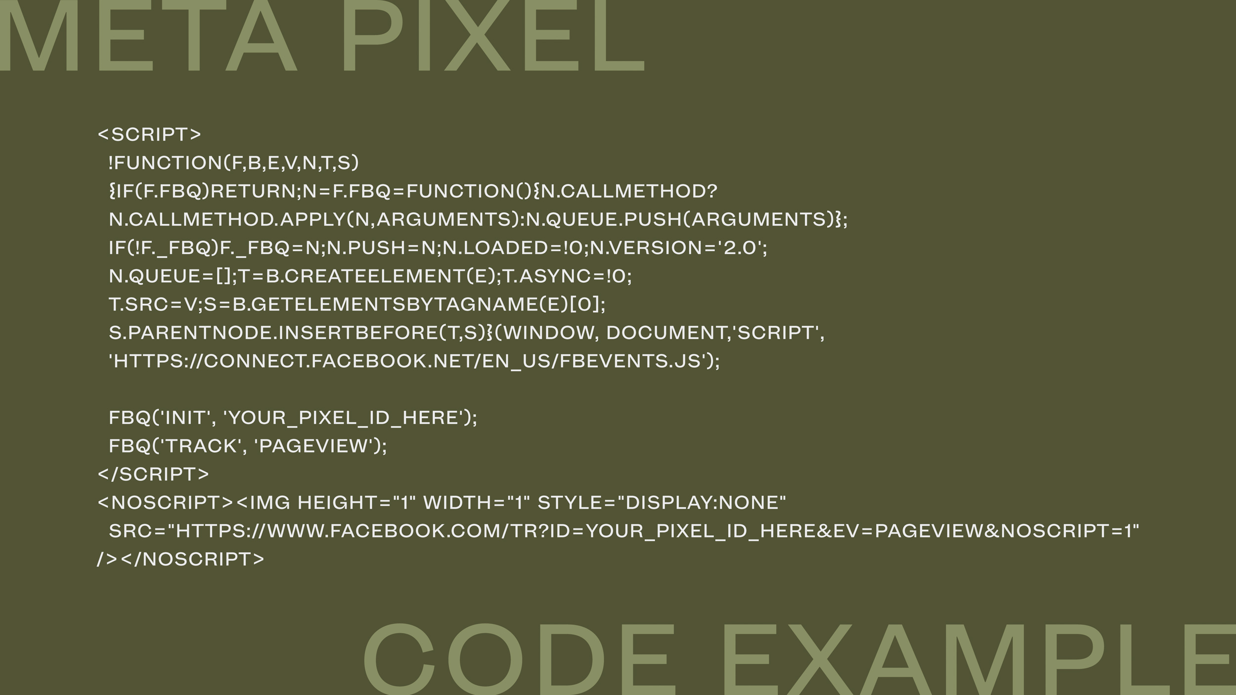 facebook pixel tracking code for apartments