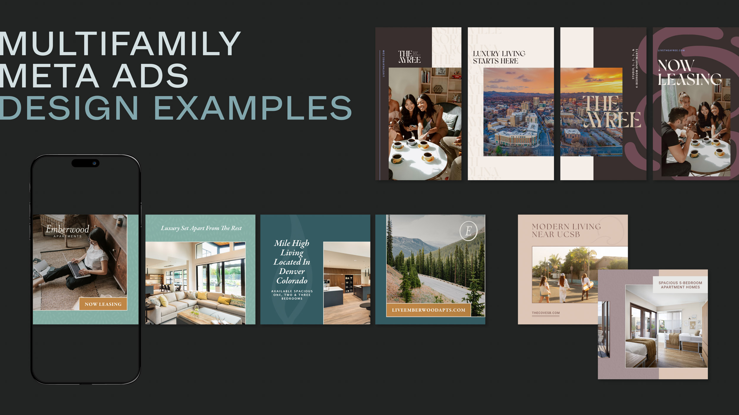 multifamily meta ads design examples